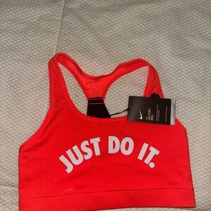 Nike Bright Burnt Orange Sports Bra S